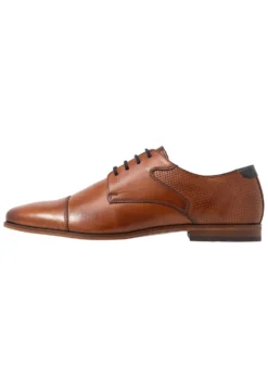 Pier One Leather - Veterschoenen - Cognac