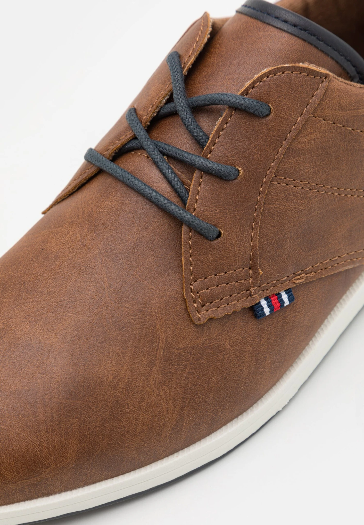 Pier One Sportieve Veterschoenen - Cognac/White 6 Pier One Sportieve Veterschoenen - Cognac/White - Afbeelding 6