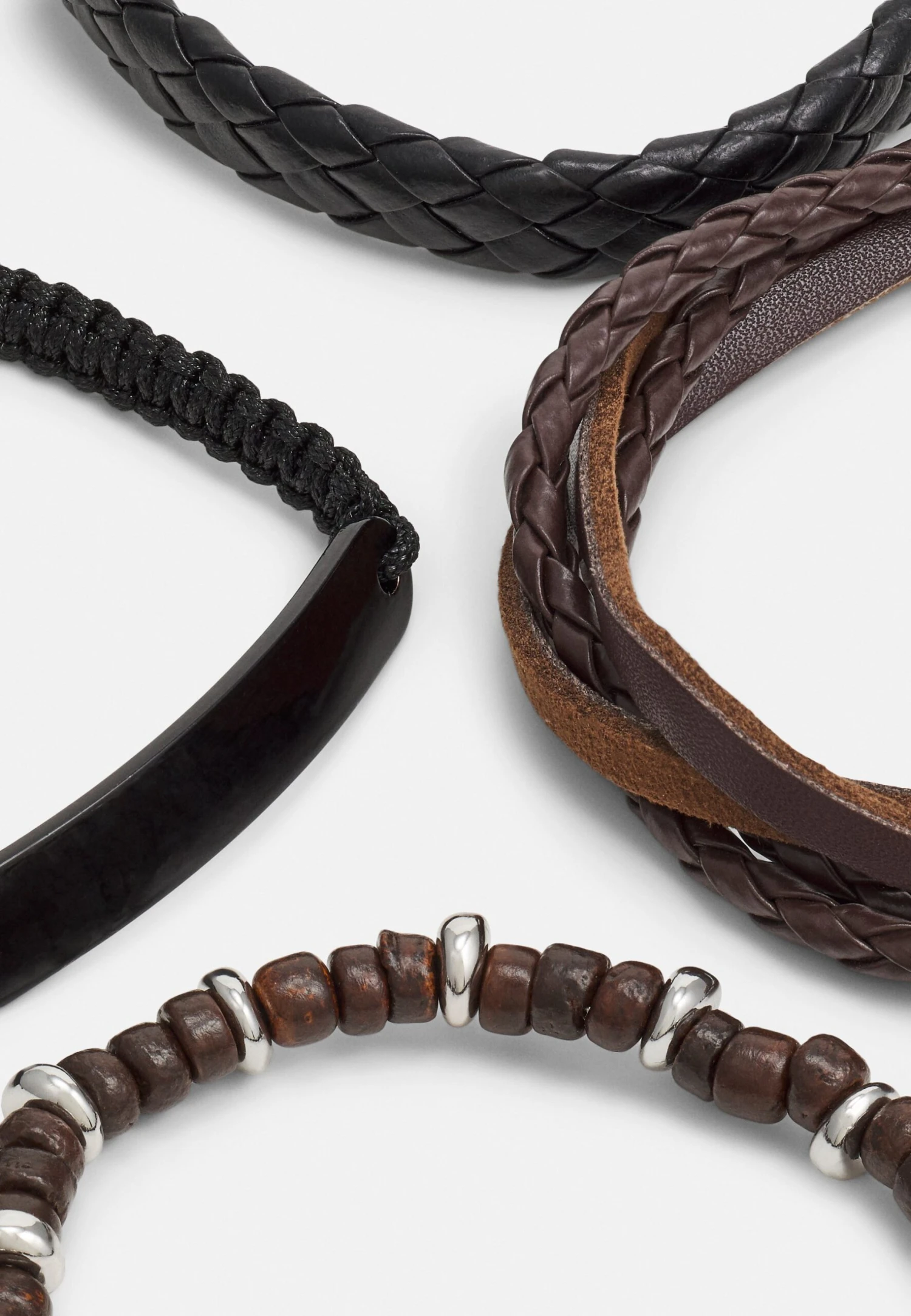 Pier One 5 Pack- Armband - Silver-Coloured 3 Pier One 5 Pack- Armband - Silver-Coloured - Afbeelding 3