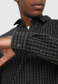 Pier One Overhemd - Dark Gray -Pier One Verkoop 13c08c02ad094d5a935c893ae4ab5881