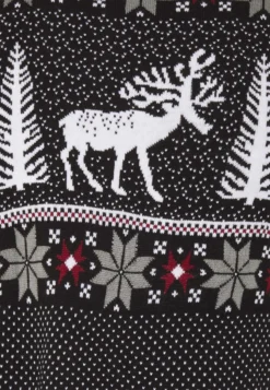 Pier One Wintery Christmas Jumper- Trui - Black -Pier One Verkoop 19b4f5f8cc11462394392012199e9096 scaled