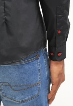 Pier One Overhemd - Black/Red -Pier One Verkoop 1cc26882c4194d1486a01c69112de5b1