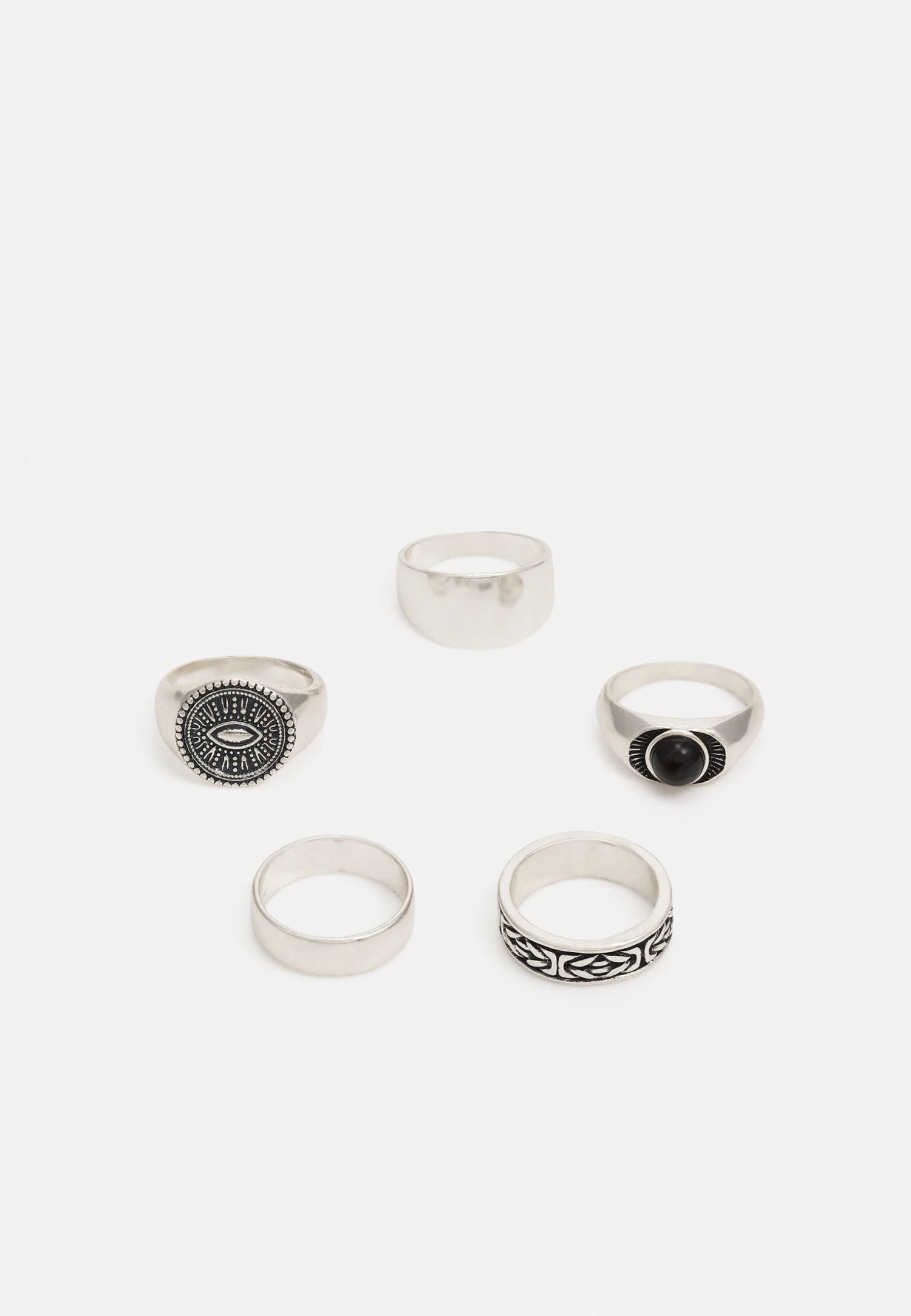 Pier One 5 Pack - Ring - Silver-Coloured 1 Pier One 5 Pack - Ring - Silver-Coloured