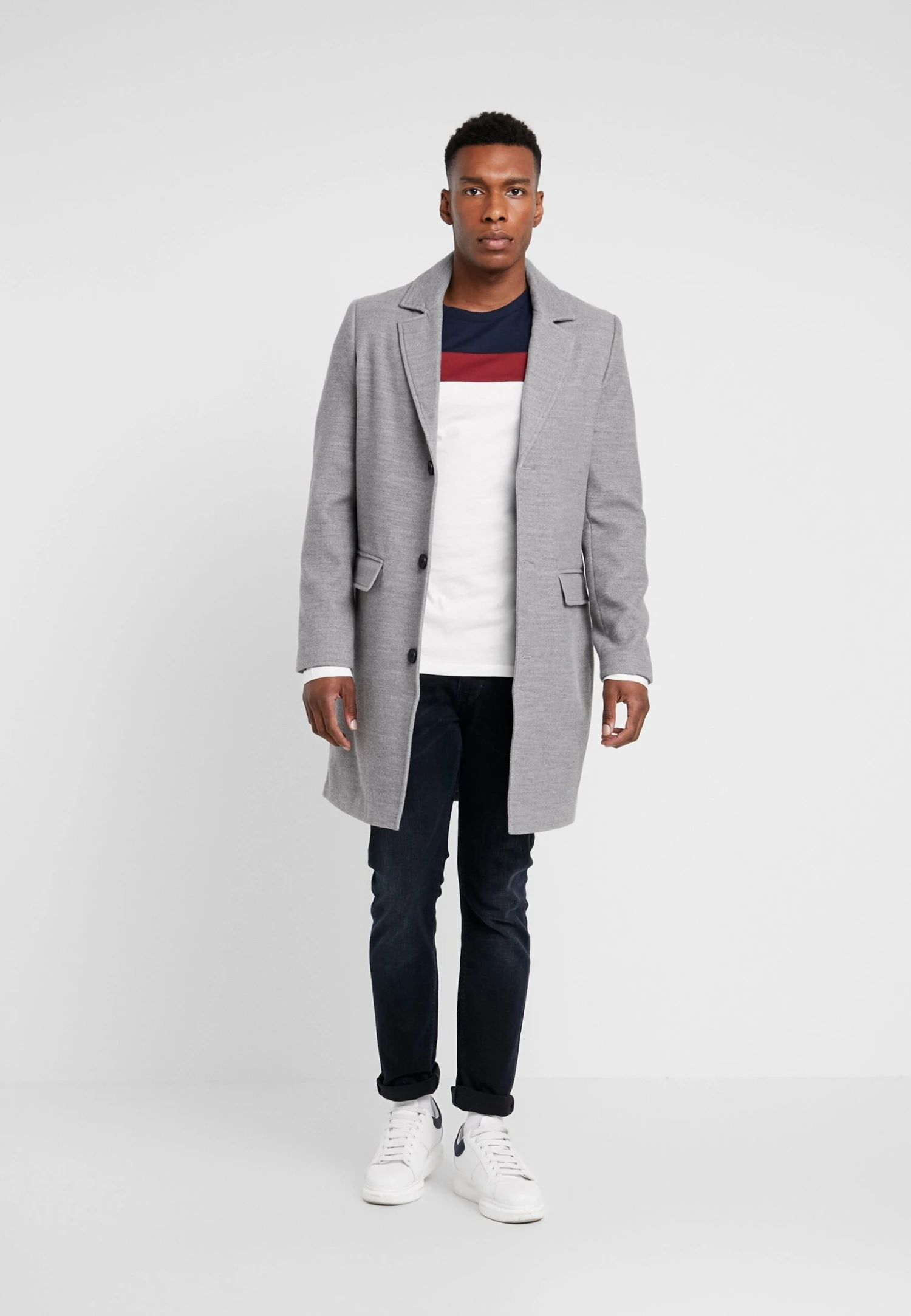 Pier One Longsleeve - Offwhite/Dark Blue 2 Pier One Longsleeve - Offwhite/Dark Blue - Afbeelding 2