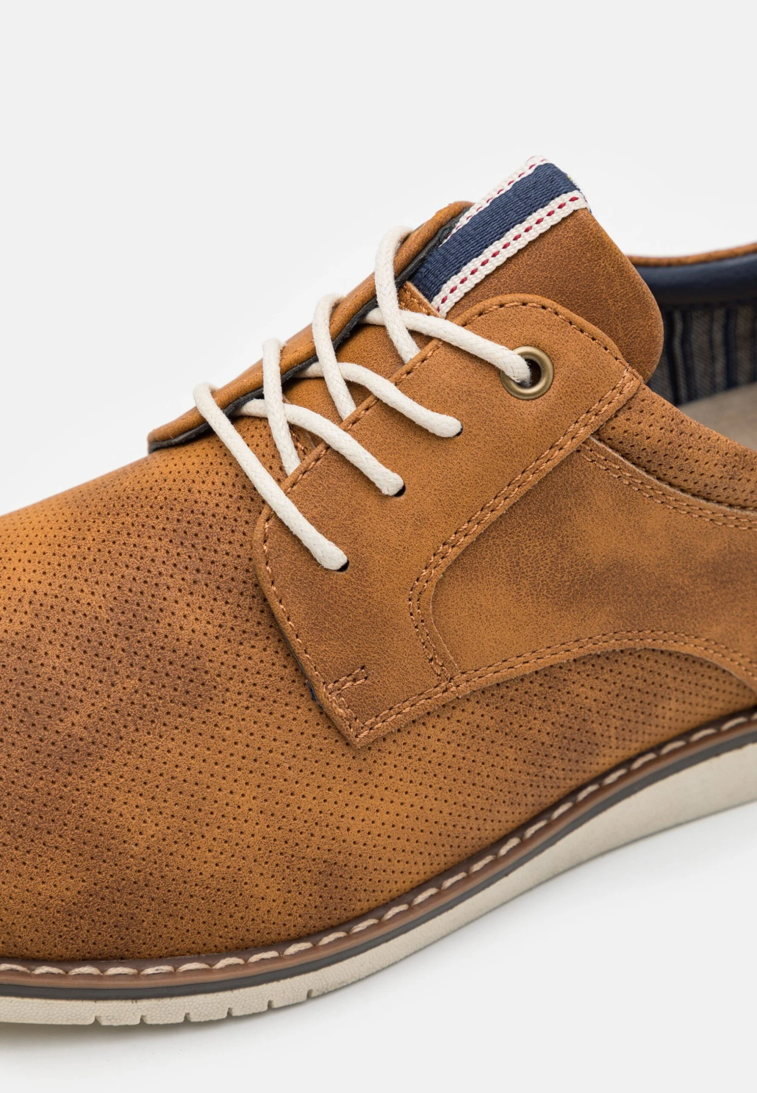 Pier One Sportieve Veterschoenen - Cognac 6 Pier One Sportieve Veterschoenen - Cognac - Afbeelding 6