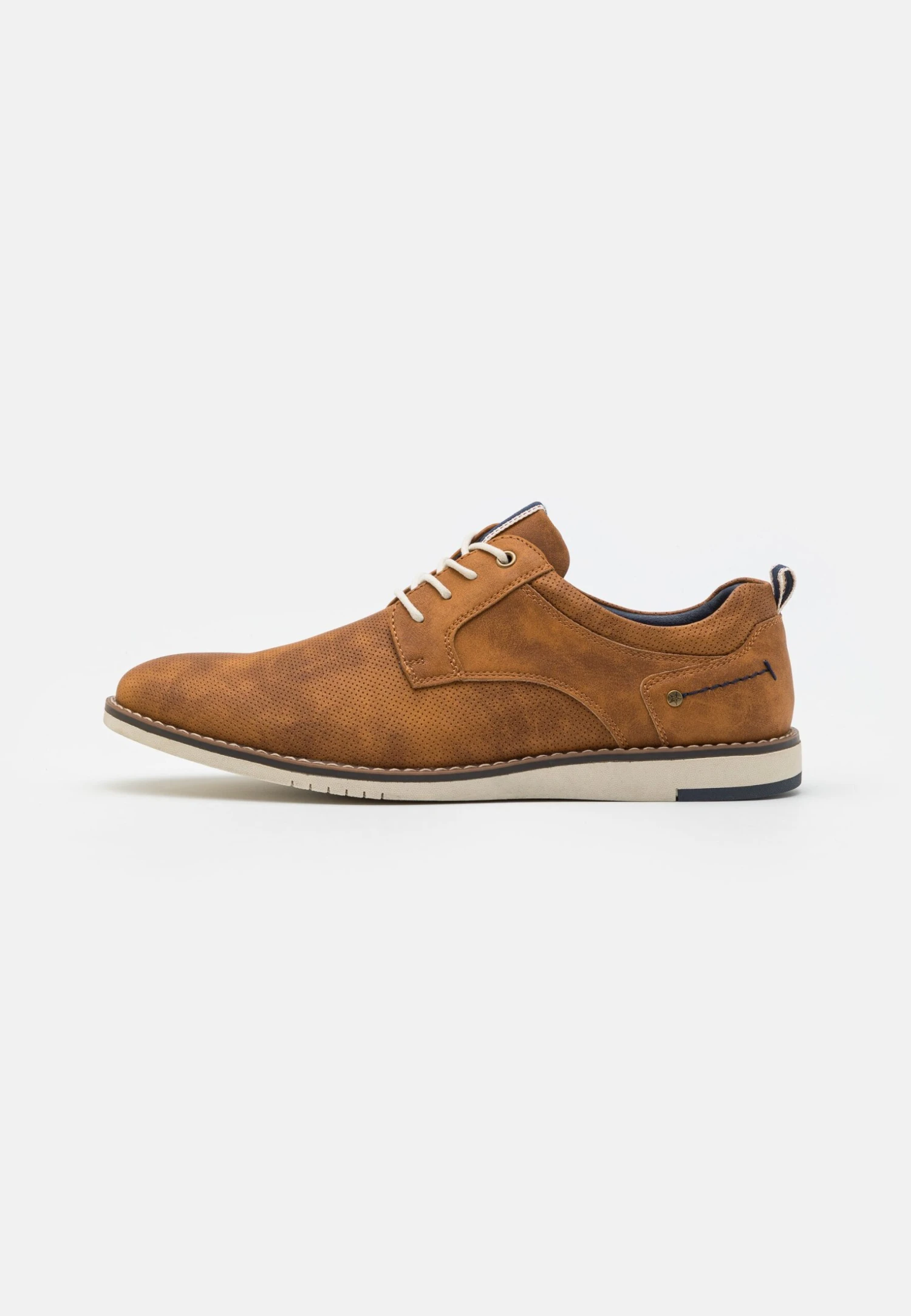 Pier One Sportieve Veterschoenen - Cognac 1 Pier One Sportieve Veterschoenen - Cognac
