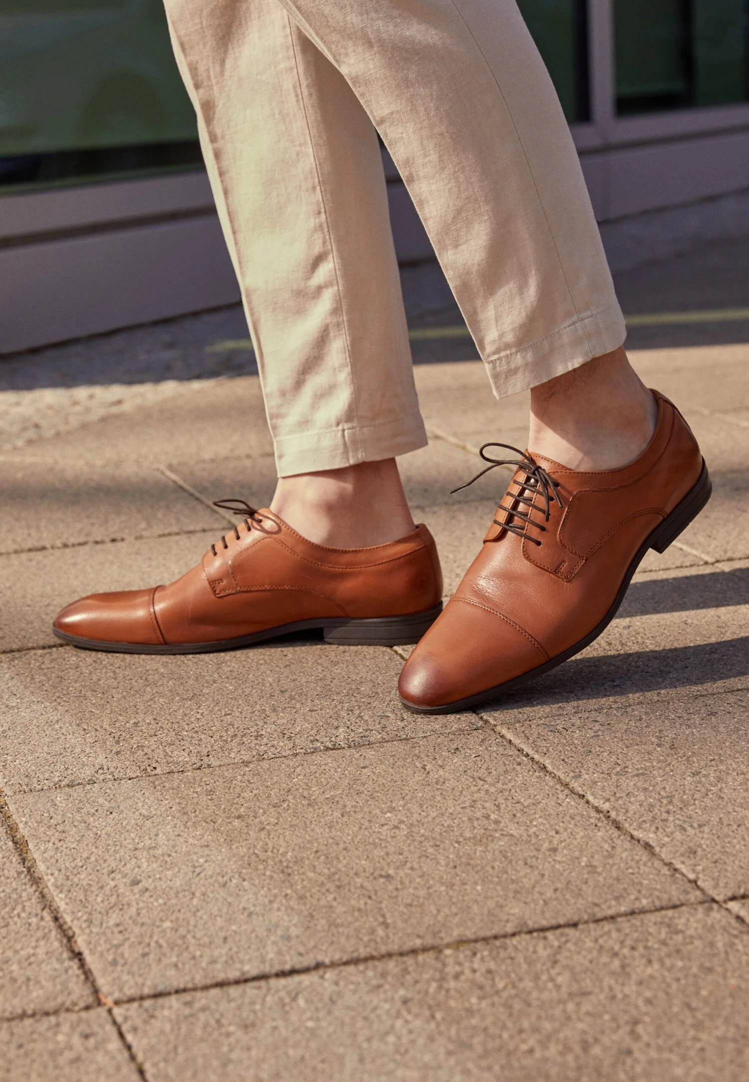 Pier One Leather - Veterschoenen - Cognac 2 Pier One Leather - Veterschoenen - Cognac - Afbeelding 2