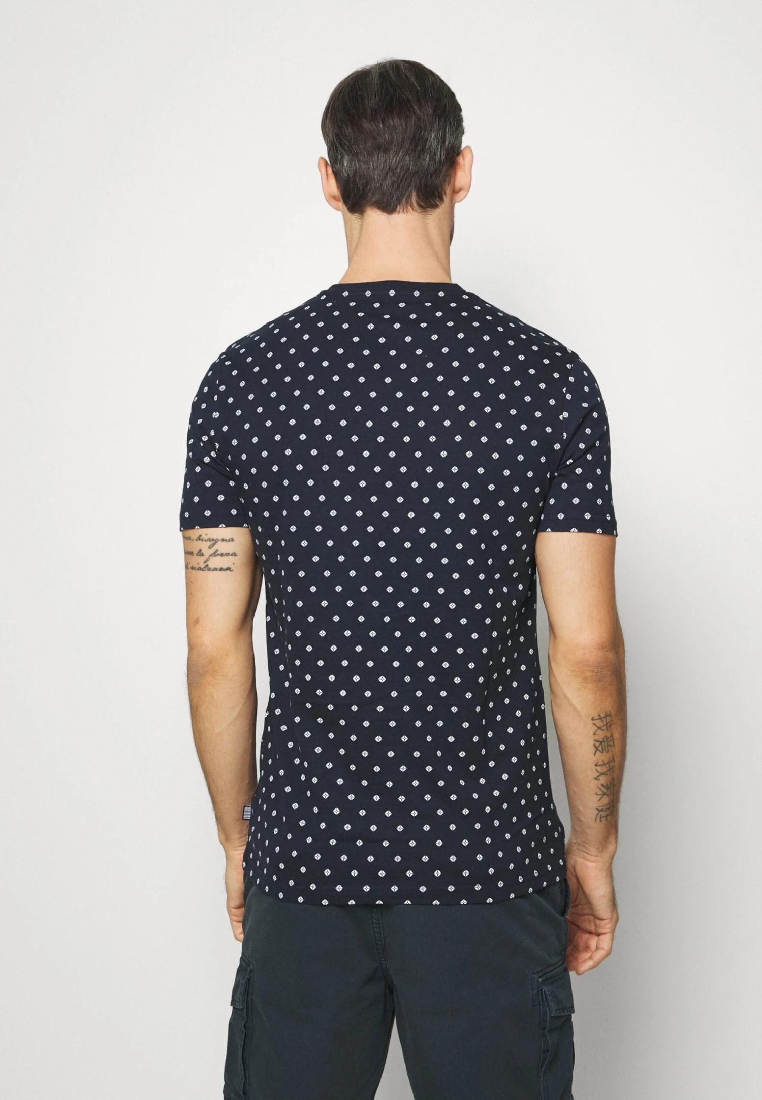 Pier One 3 Pack - T-Shirt Print - White/Dark Blue/Red 4 Pier One 3 Pack - T-Shirt Print - White/Dark Blue/Red - Afbeelding 4