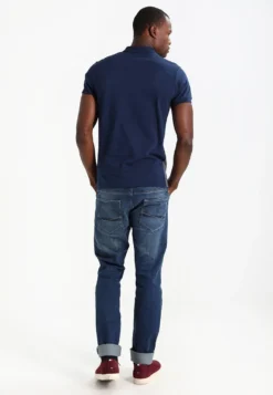 Pier One Poloshirt - Dark Blue/Mottled Grey -Pier One Verkoop 4e2467fc43394fd4a9cd73613d1b3647