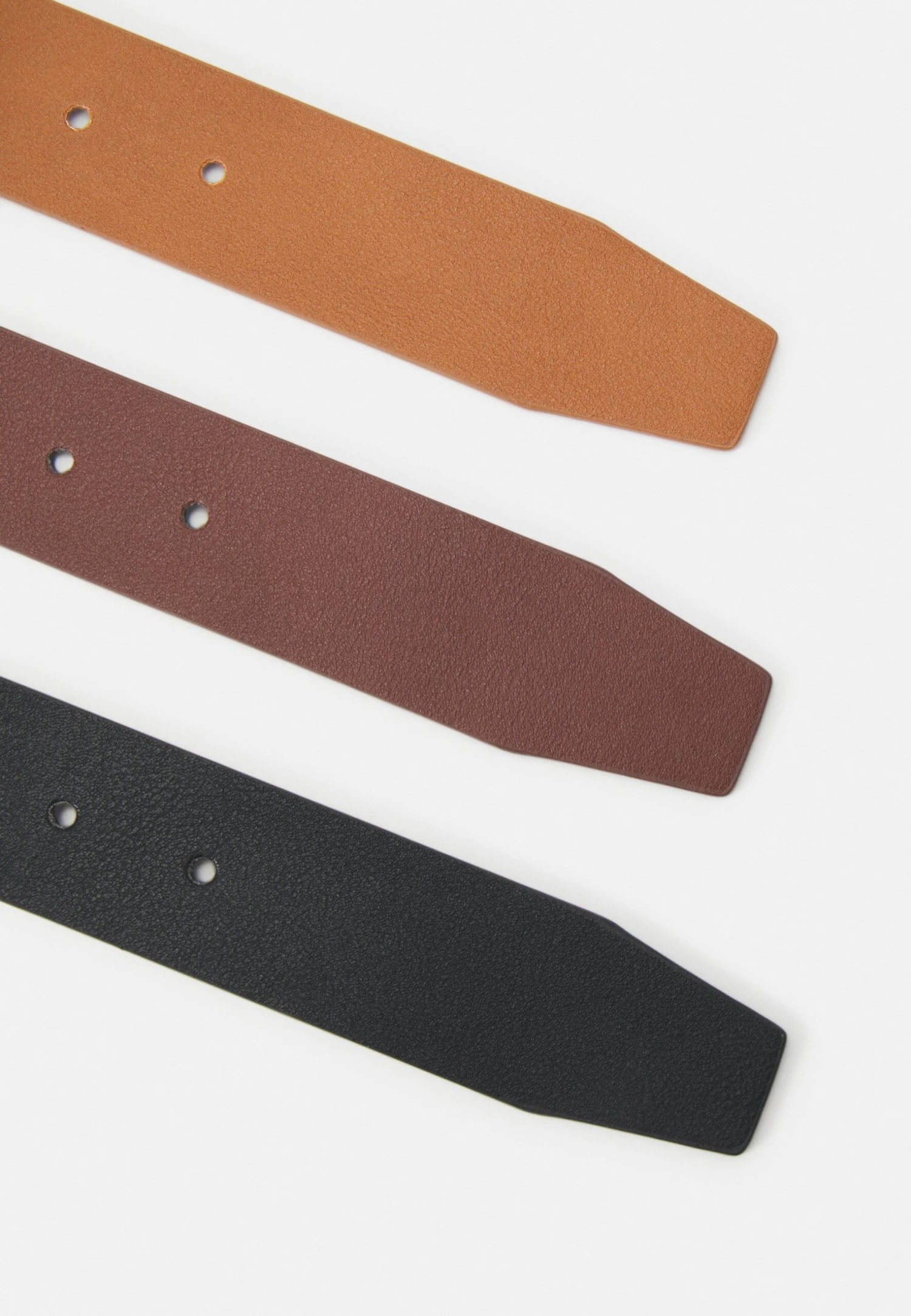 Pier One 3 Pack Unisex - Riem - Black/Brown/Cognac 3 Pier One 3 Pack Unisex - Riem - Black/Brown/Cognac - Afbeelding 3