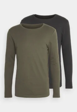 Pier One 2 Pack - Longsleeve - Black/Khaki -Pier One Verkoop 53fb57fe09314c7597291e1ba0dccb89 scaled