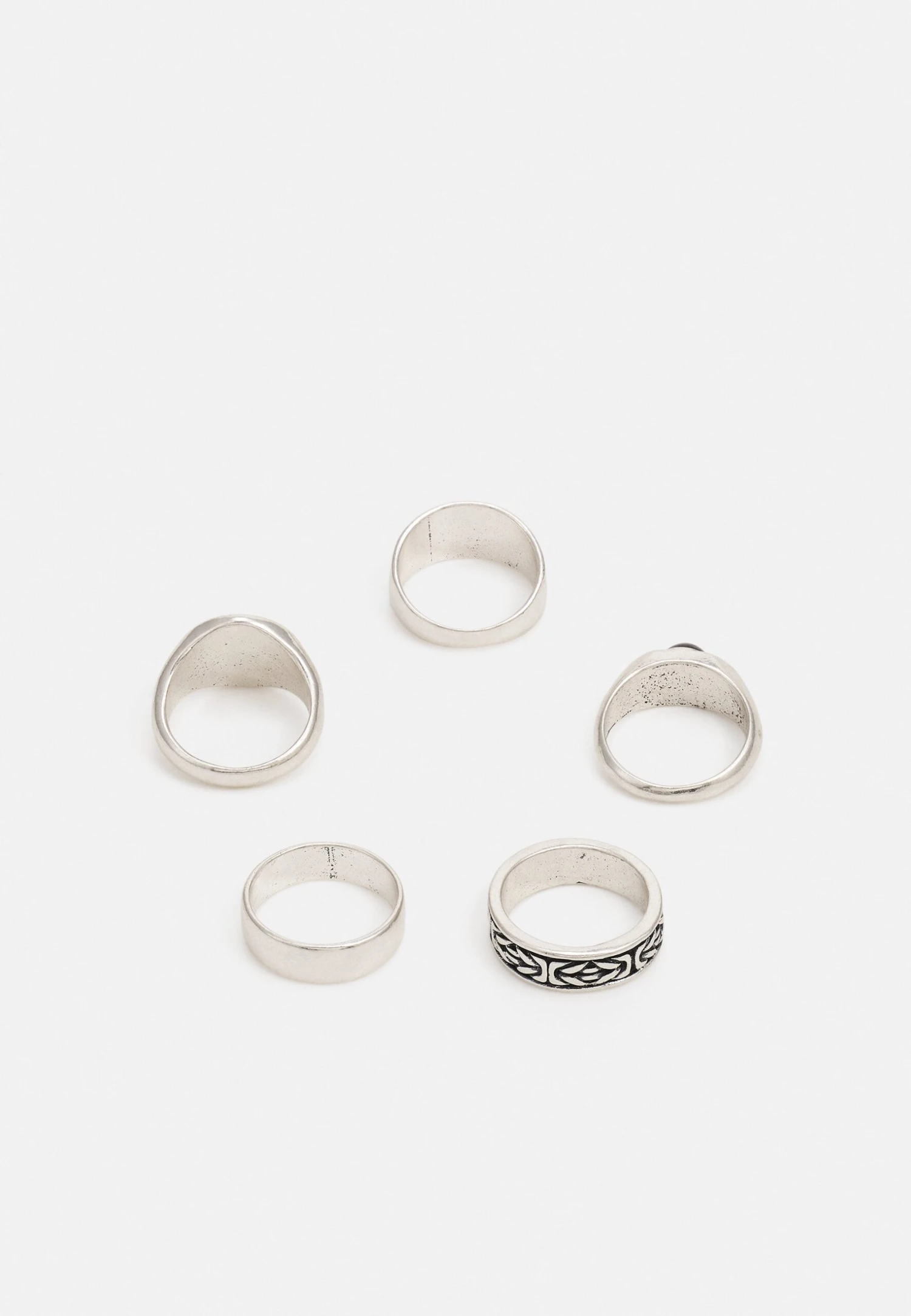 Pier One 5 Pack - Ring - Silver-Coloured 2 Pier One 5 Pack - Ring - Silver-Coloured - Afbeelding 2