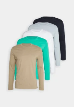 Pier One 5 Pack - Longsleeve - Tan/Light Blue/White -Pier One Verkoop 6bab34ae64a94372b877e572b3565cc7 scaled
