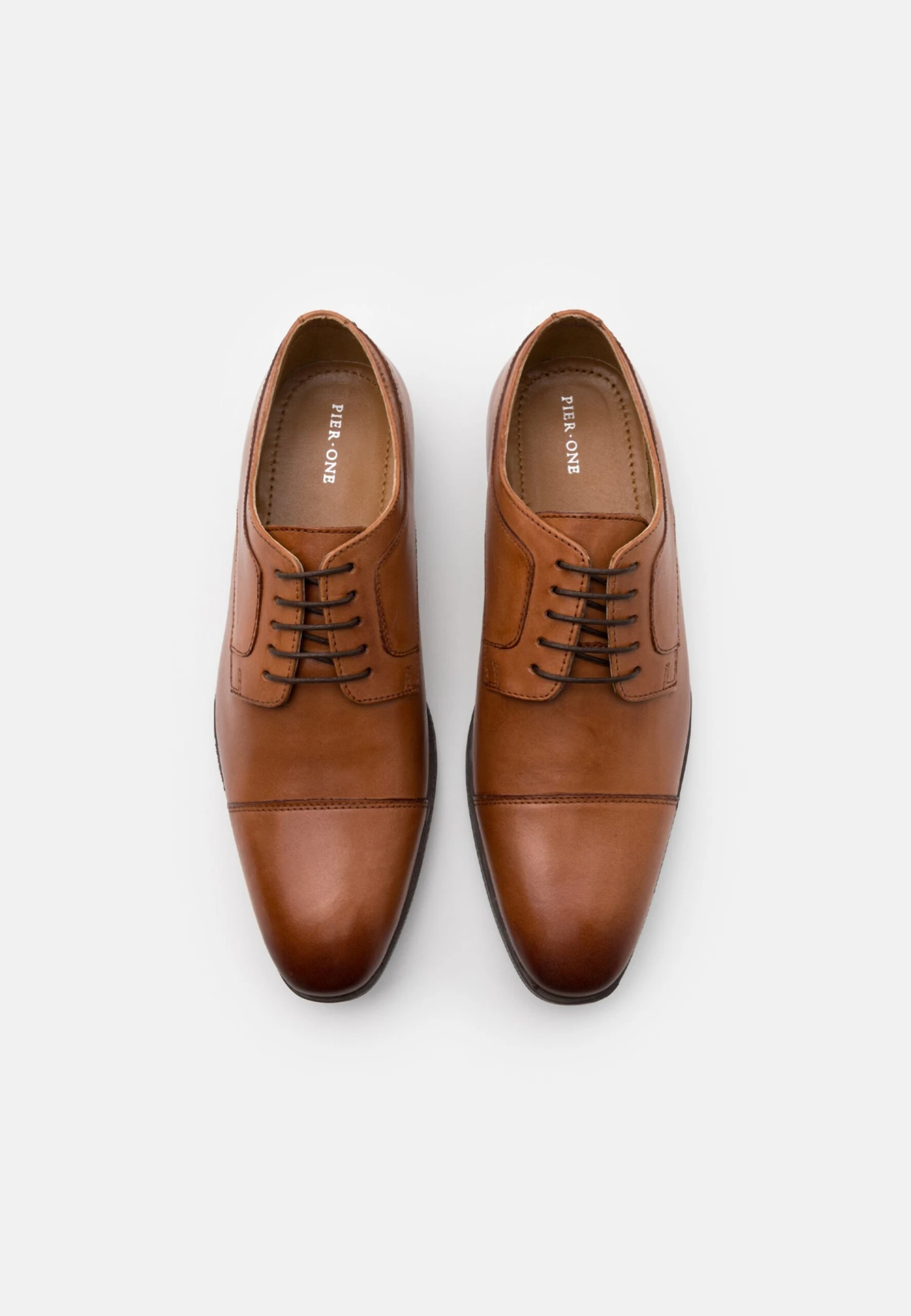 Pier One Leather - Veterschoenen - Cognac 6 Pier One Leather - Veterschoenen - Cognac - Afbeelding 6