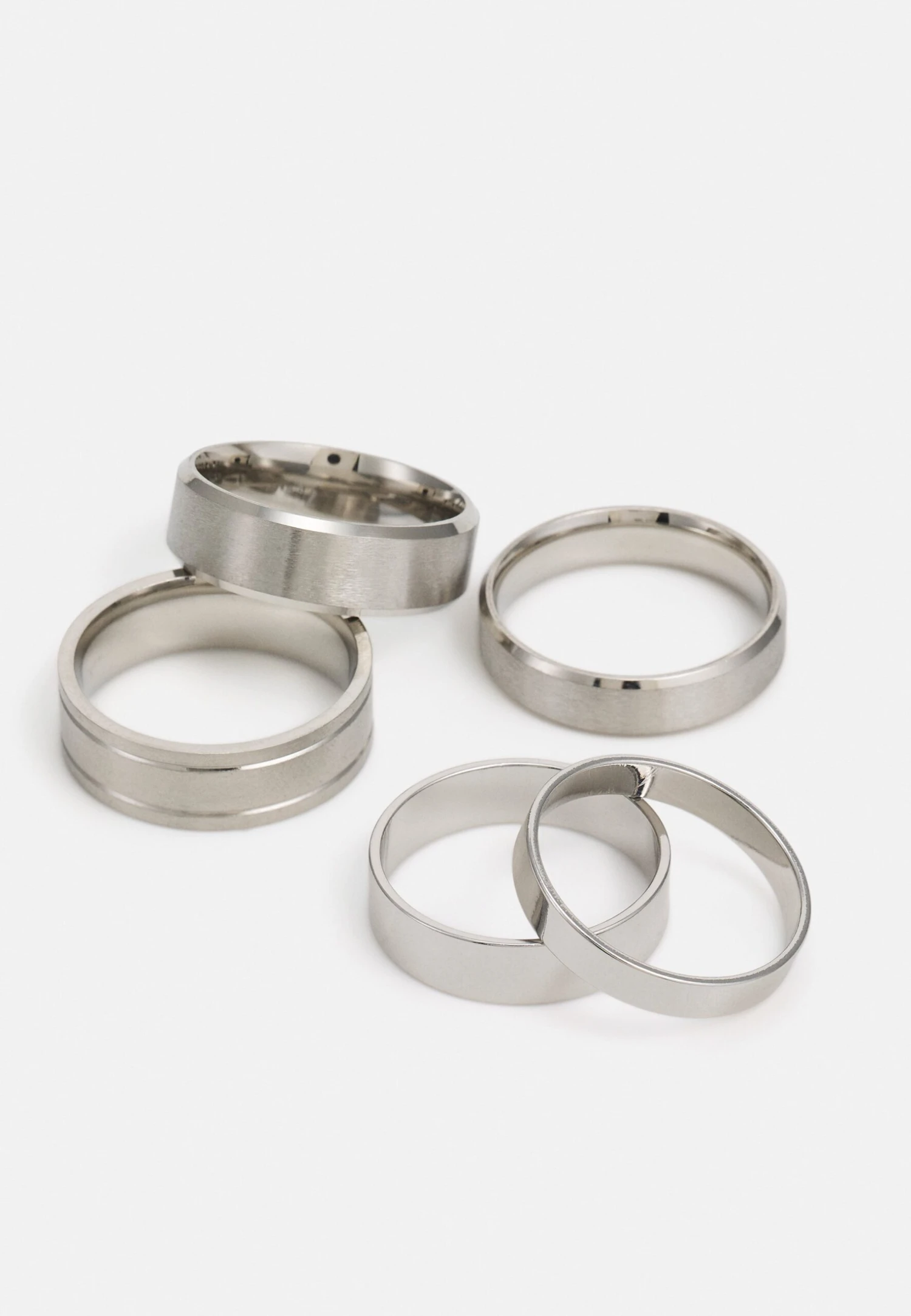 Pier One 5 Pack - Ring - Silver-Coloured 3 Pier One 5 Pack - Ring - Silver-Coloured - Afbeelding 3