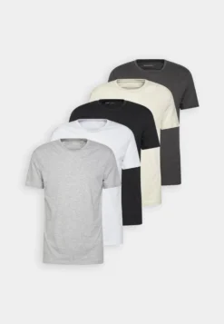 Pier One 5 Pack - T-Shirt Basic - White/Off-White/Light Grey/Beige/Black 16 Pier One 5 Pack - T-Shirt Basic - White/Off-White/Light Grey/Beige/Black -Pier One Verkoop 7bf5e8f476e84e10a6f18ffb93b5ff4c scaled