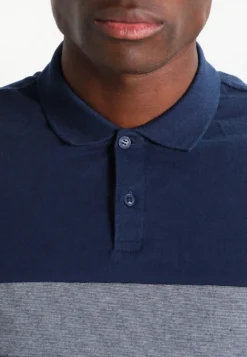 Pier One Poloshirt - Dark Blue/Mottled Grey -Pier One Verkoop 867edff9fa1d4fa2bf2982c7c68448ba