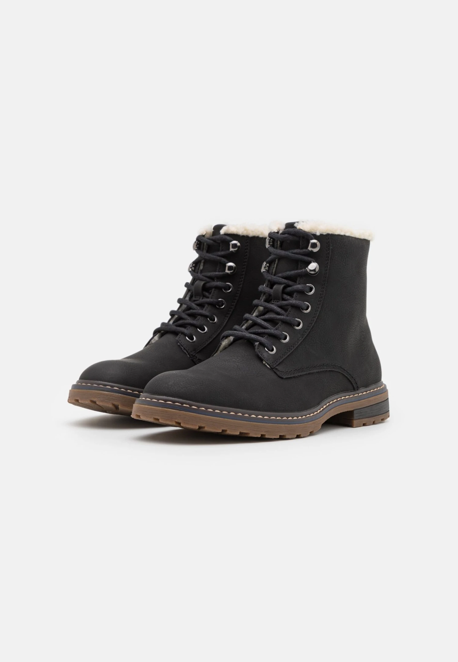 Pier One Veterboots - Black 2 Pier One Veterboots - Black - Afbeelding 2
