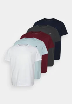 Pier One 5 Pack - T-Shirt Basic - White/Mottled Dark Grey/Bordeaux 14 Pier One 5 Pack - T-Shirt Basic - White/Mottled Dark Grey/Bordeaux -Pier One Verkoop 9a68ad18204f43e0abb4813a31752b65 scaled
