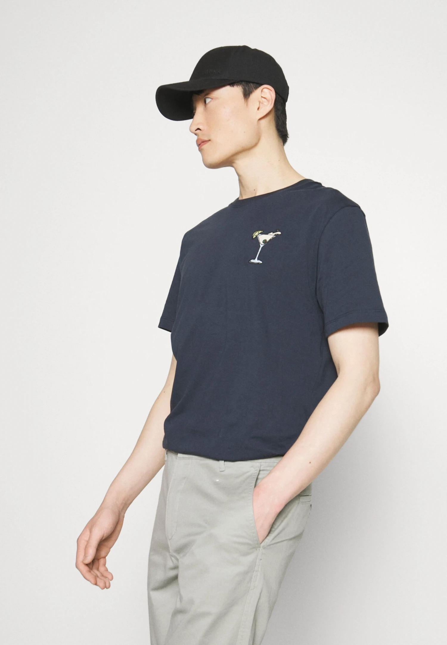 Pier One Cocktail Tee- T-Shirt Print - 503 - Dark Blue 4 Pier One Cocktail Tee- T-Shirt Print - 503 - Dark Blue - Afbeelding 4