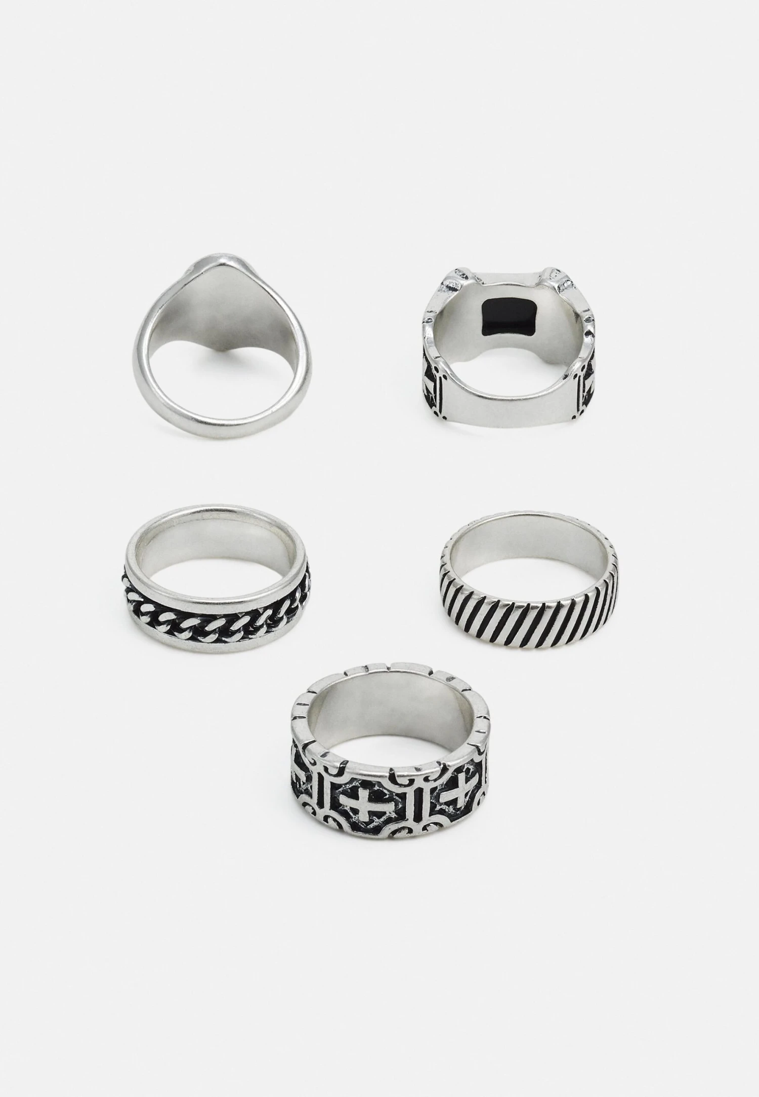 Pier One 5 Pack - Ring - Silver-Coloured 2 Pier One 5 Pack - Ring - Silver-Coloured - Afbeelding 2