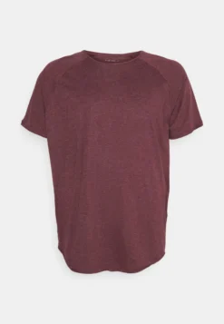 Pier One Plus Size - T-Shirt Basic - Bordeaux