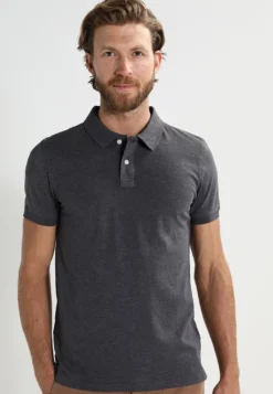 Pier One Poloshirt - Dark Grey Melange