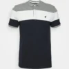 Pier One Poloshirt - Grey/White/Dark Blue