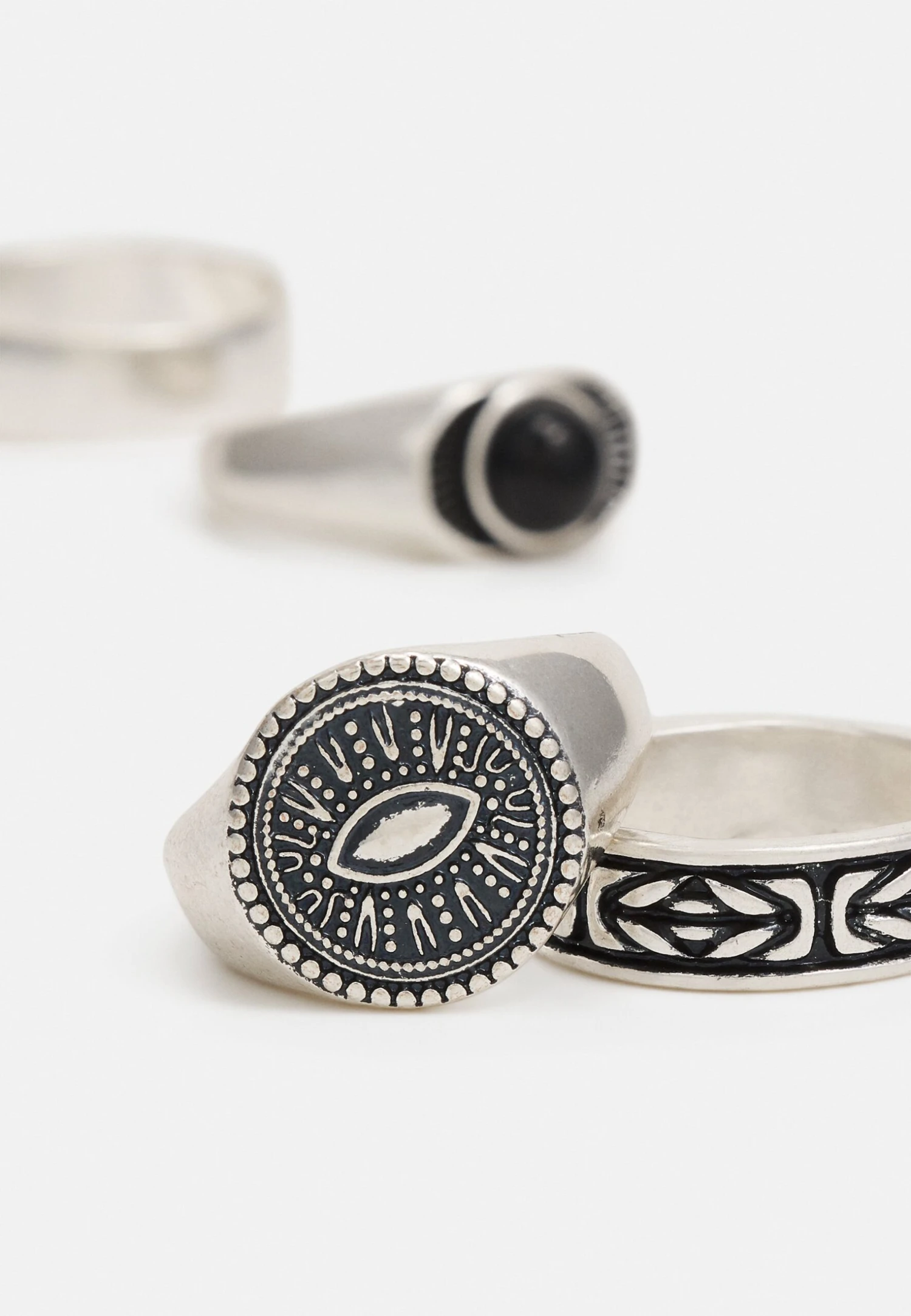 Pier One 5 Pack - Ring - Silver-Coloured 3 Pier One 5 Pack - Ring - Silver-Coloured - Afbeelding 3