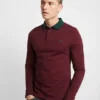 Pier One Muscle Fit - Poloshirt - Bordeaux