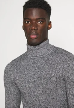 Pier One Muscle Fit Turtle - Trui - Mottled Grey -Pier One Verkoop e3c882d2274c45af8a9f7df902604a5f scaled