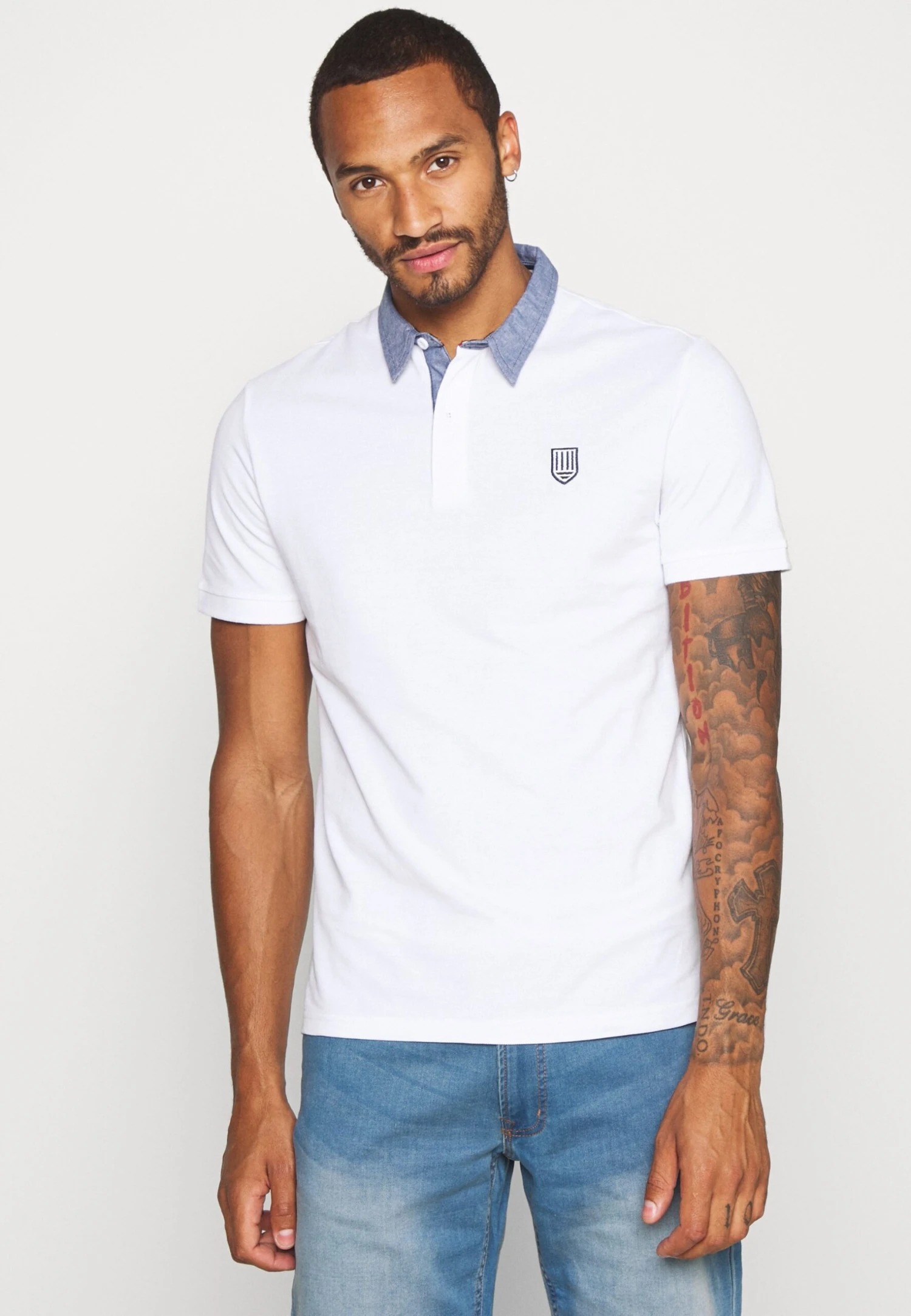 Pier One Poloshirt - White 1 Pier One Poloshirt - White