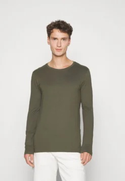 Pier One 2 Pack - Longsleeve - Black/Khaki -Pier One Verkoop ea81510192644df0b8474502b4279a35 scaled