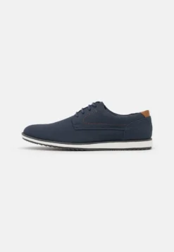 Pier One Sportieve Veterschoenen - Dark Blue