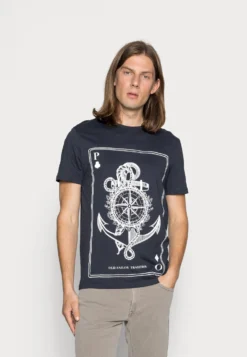 Pier One T-Shirt Print - Dark Blue