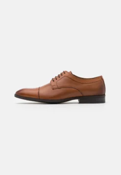 Pier One Leather - Veterschoenen - Cognac
