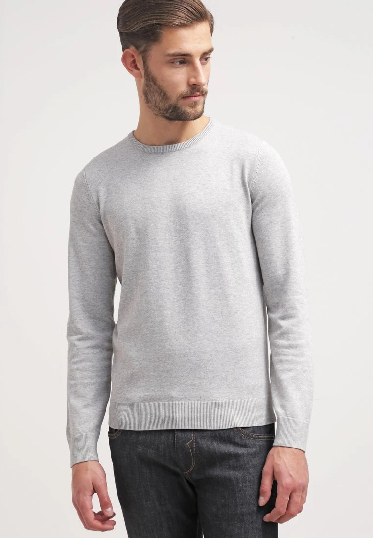 Pier One Basic Crewneck - Trui - Light Grey 1 Pier One Basic Crewneck - Trui - Light Grey