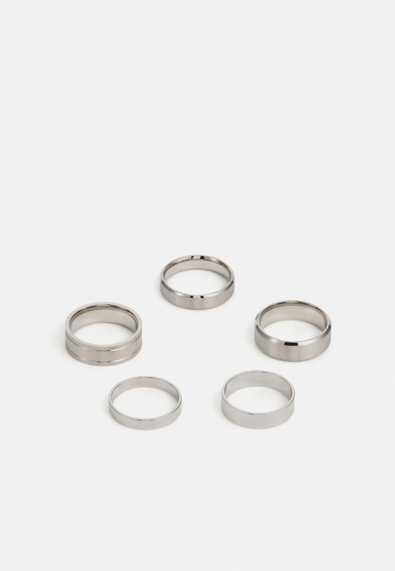 Pier One 5 Pack - Ring - Silver-Coloured 1 Pier One 5 Pack - Ring - Silver-Coloured